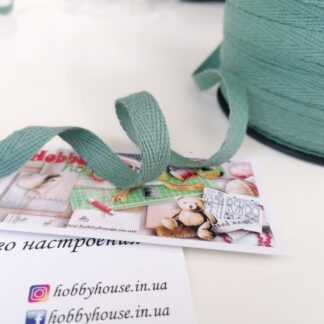 Кіперна стрічка бавовна, полин 1 см арт. 3569