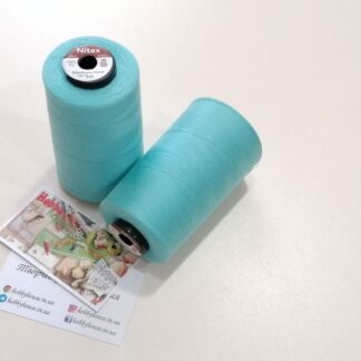 Нитки для шиття Nitex 5000 ярдів, 385 світло-бірюзовий, 50/2 арт. 3473