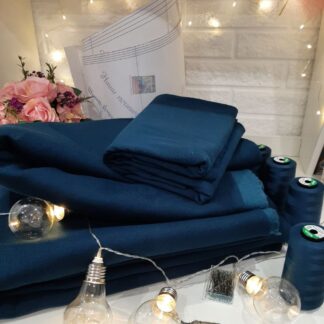 Футер 3-нитка начіс тіниста ялинка (петроль) арт. 3574