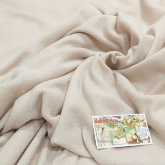 Фліс (мікрофліс)  на трикотажній основі, світлий беж , арт 3675