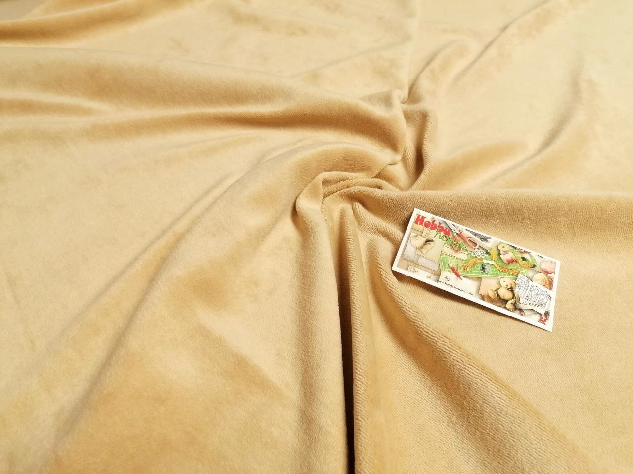 Велюр (бавовна) пісок 180 см арт. 3736