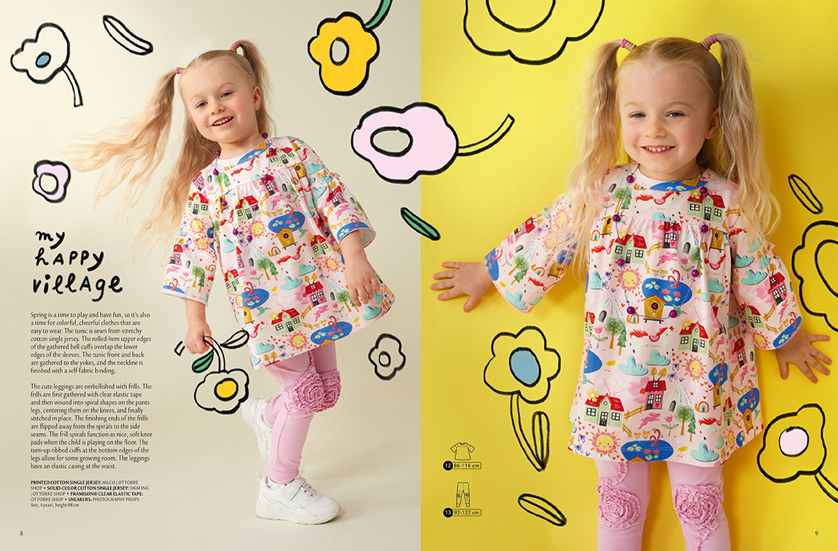 Оттобре/Ottobre Kids 1-2022 Весна (англ.) арт. 3739 - Зображення 18