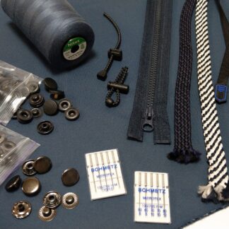 Плащівка на мембрані (щільна)  синя димка арт 3750