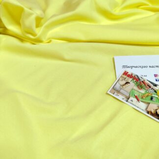 Стрейч-кулір лимонний щербет (яскравий) щ.190 180 см арт. 3780