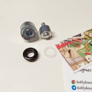 Люверс 10 мм НЕРЖАВІЮЧИЙ оксид+ металеві і пластикові кільця (10 шт.) арт. 3771