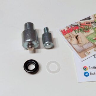 Люверс 8 мм НЕРЖАВІЮЧИЙ оксид + металеві і пластикові кільця(10 шт.) арт. 3772