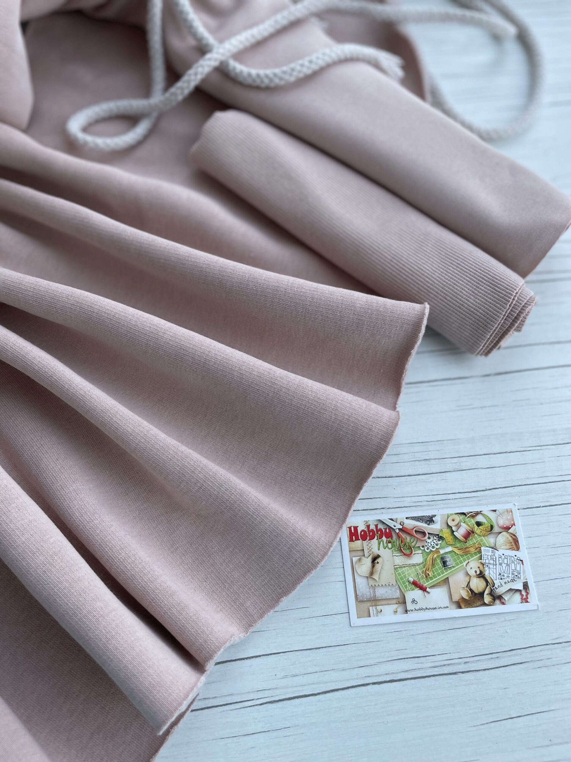 Футер 3-нитка начіс світлий беж арт. 2901 - Зображення 2