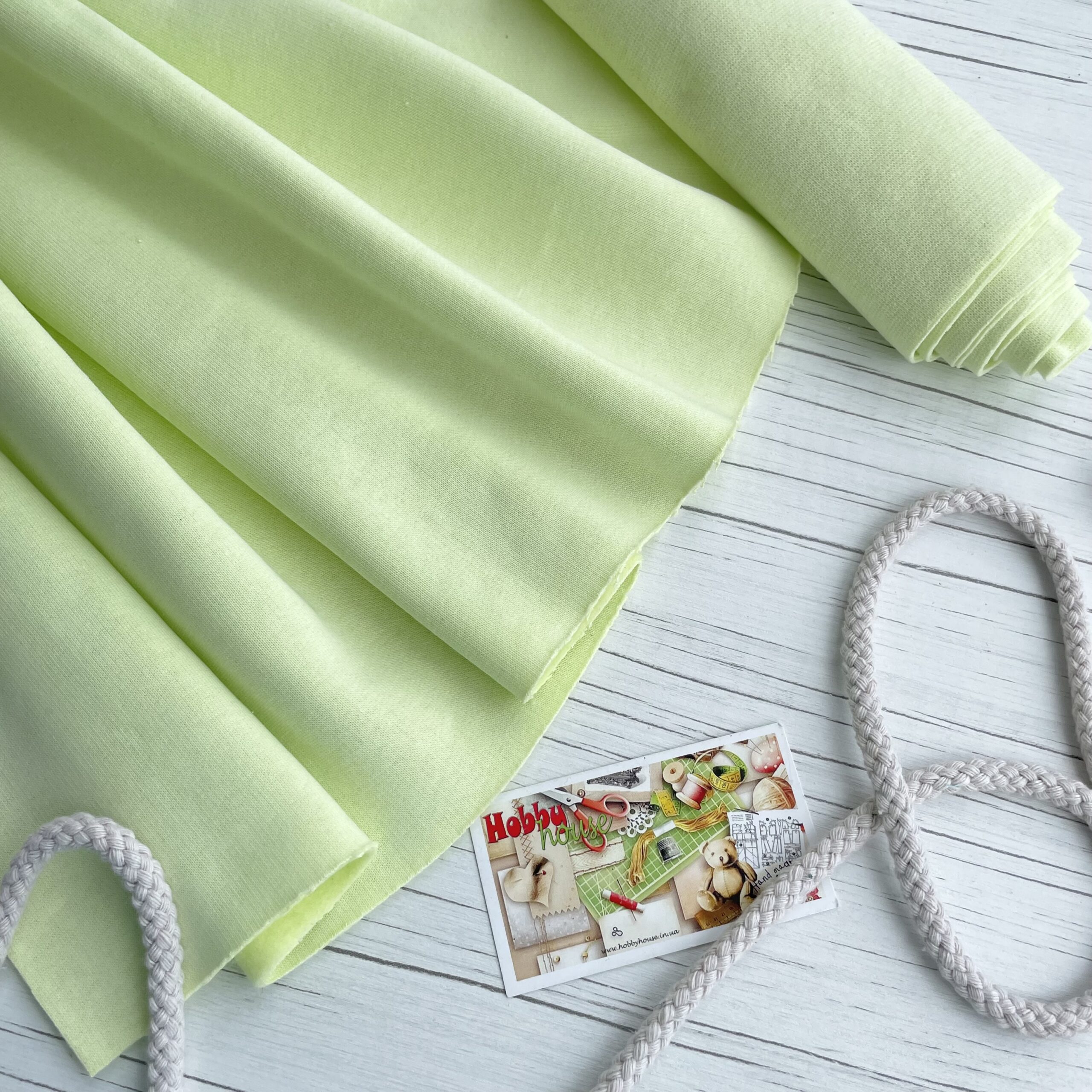 Рібана світлий лайм щ.310 арт 3827 - Зображення 2