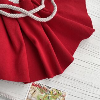 Рібана пеньє червона  щільність 310 арт 3825