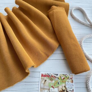 Футер 3-нитка начіс охра (гірчиця) щ. 320, арт 3837