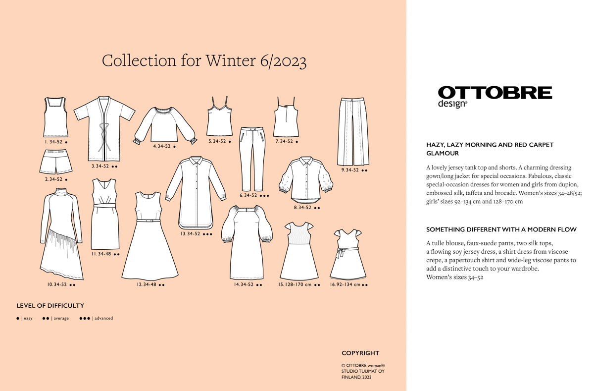 OTTOBRE design® — це неймовірний журнал з викройками Выкройки оттобре для детей, женщин и подростков