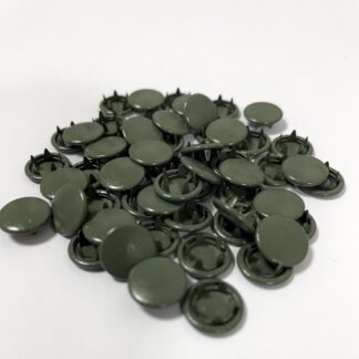 Кнопка трикотажна baby 9,5мм зактирита капелюшок матовий 10шт, хакі арт 3879