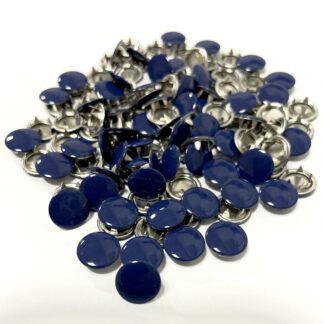 Кнопка трикотажна baby 9,5мм закритий капелюшок 10 шт, темно- синій арт 3882