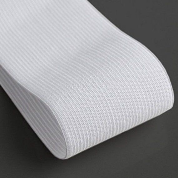 Резинка 4,5 см біла арт 3894