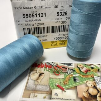 Gutermann 120 1000 м 385 блакитний арт. 3916