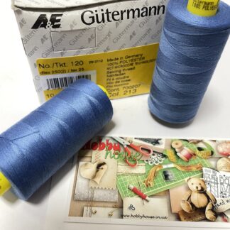 Gutermann 120 1000 м 213 синій арт. 3913