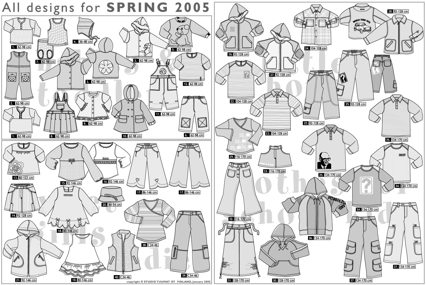 Оттобре/Ottobre Kids 1-2005 арт. 3927 - Зображення 2