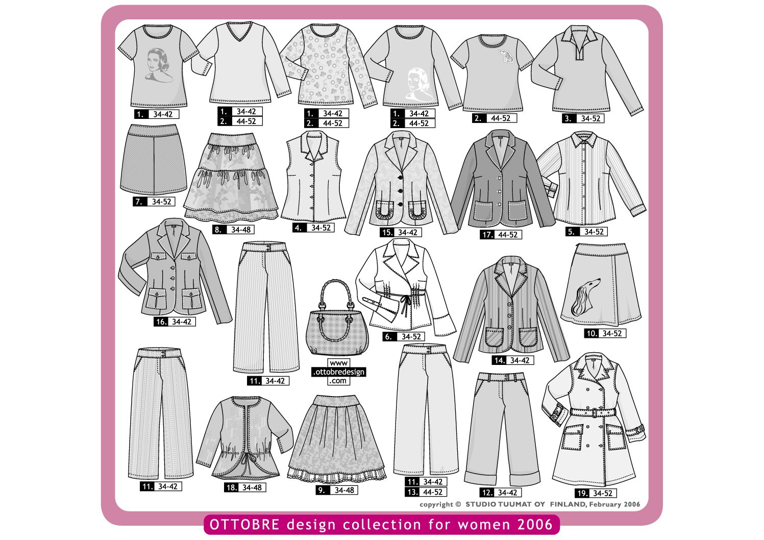 Оттобре/Ottobre Woman 2-2006 арт. 1938 - Зображення 2