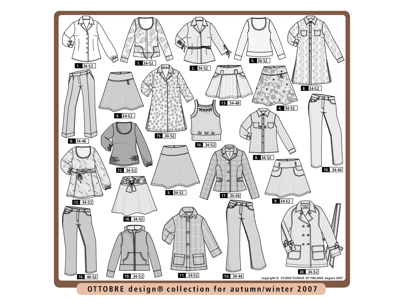 Оттобре/Ottobre woman 5-2007 Осінь/Зима (англ.) арт. 3934 - Зображення 2