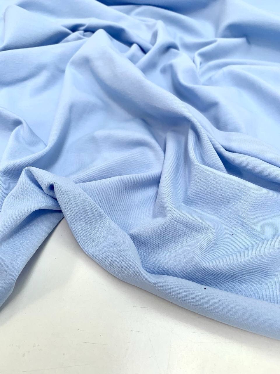 Стрейч-кулір лазурно-блакитний щ.180 г/м2 арт 3938 - Зображення 2