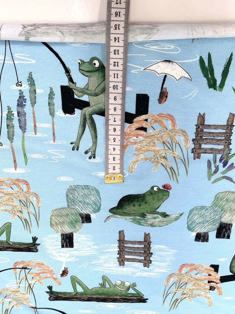 Стрейч-кулір Жабки щ.190 г/м2 арт 3939 - Зображення 4